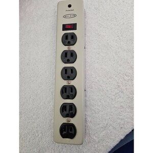Two Belkin 6-Outlet Surge Protector Power Strip 15A 125V 6ft Cord and 32Ft Cord